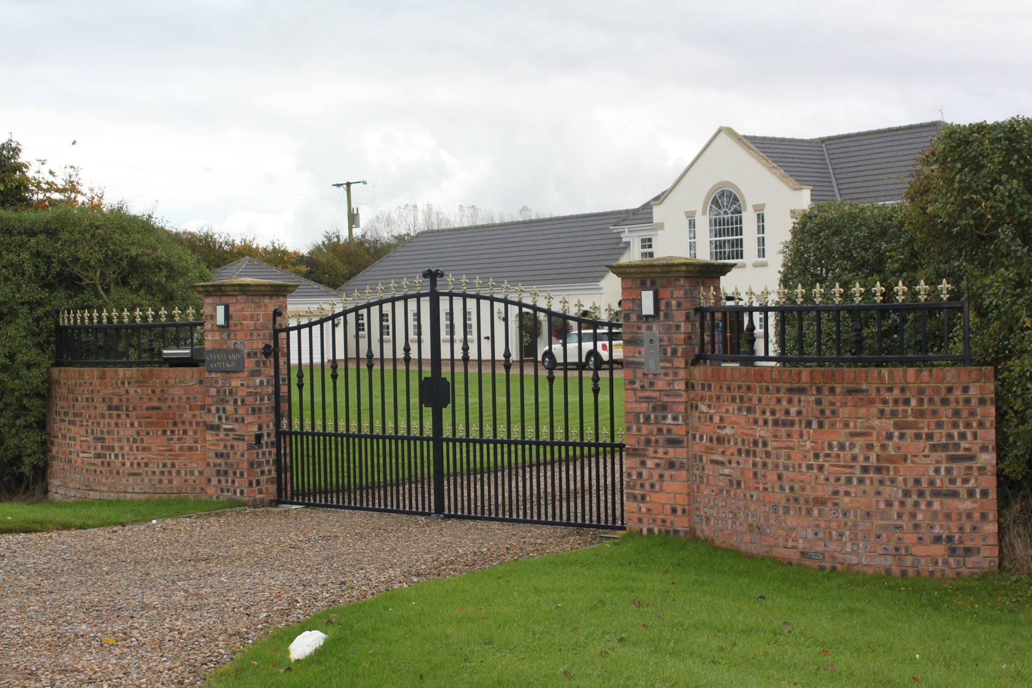 Industrial warehouse steel frame